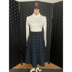 Vintage plaid skirt